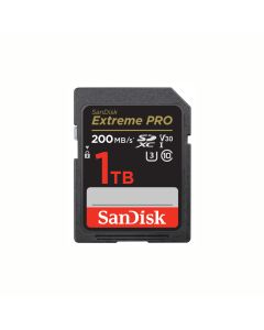 SanDisk 1 TB SDXC ExtremePro 200MB/s V30 UHS-I U3, Class 10 